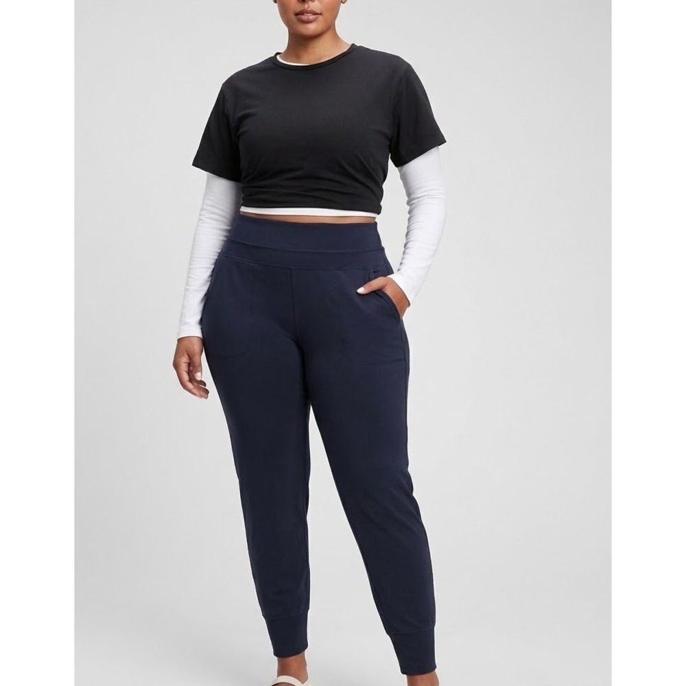 Athleta Women's Venice High Rise Joggers Navy Blue Pull On Size 2X NWT $98 MSRP